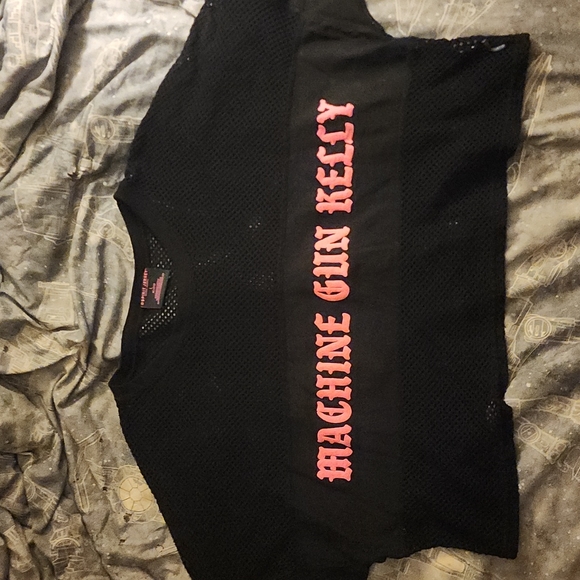 machine gun kelly mesh crop top L - Picture 1 of 6